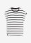 Frottee-Shirt mit Streifen, kurzarm, bpc bonprix collection