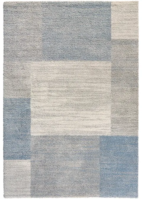 Teppich mit Pastellfarben in blau - bonprix Teppich mit Pastellfarben in blau - bonprix