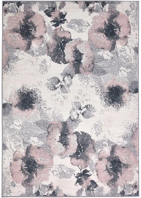 Teppich mit Blüten in rosa - bpc living bonprix collection Teppich mit Blüten in rosa - bpc living bonprix collection