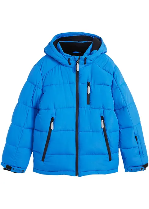 warm gefütterte Winterjacke in blau von vorne - bonprix warm gefütterte Winterjacke in blau von vorne - bonprix