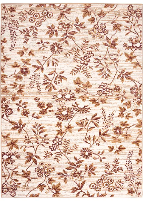 Teppich mit Blumen in braun - bpc living bonprix collection Teppich mit Blumen in braun - bpc living bonprix collection