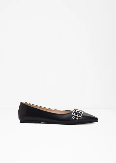 Ballerina in schwarz von vorne - bonprix Ballerina in schwarz von vorne - bonprix