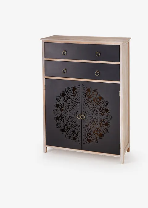 Kommode in schwarz von vorne - bonprix Kommode in schwarz von vorne - bonprix
