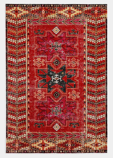 In-und Outdoor Teppich in warmen Farben in rot - bonprix In-und Outdoor Teppich in warmen Farben in rot - bonprix