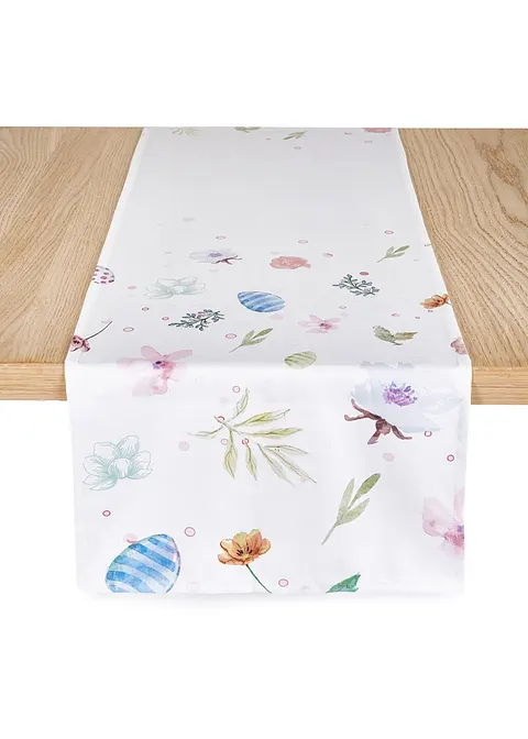 Tischläufer mit Blumenmuster in rosa - bpc living bonprix collection Tischläufer mit Blumenmuster in rosa - bpc living bonprix collection