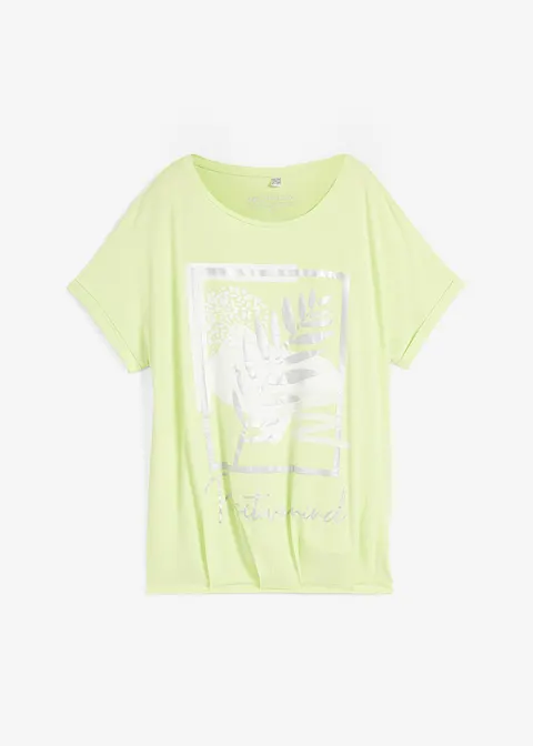 Shirt mit Druck in gelb von vorne - bonprix Shirt mit Druck in gelb von vorne - bonprix
