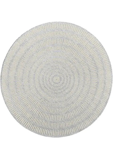 Runder In- und Outdoor Teppich in grau - bonprix Runder In- und Outdoor Teppich in grau - bonprix