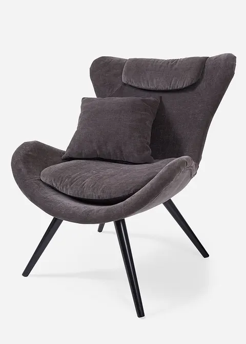 Sessel in grau von vorne - bonprix Sessel in grau von vorne - bonprix