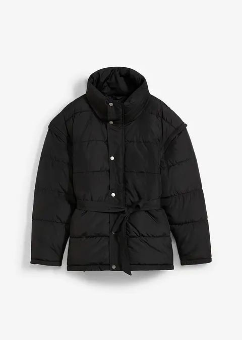 Jacke mit abnehmbaren Ärmeln in schwarz von vorne - bonprix Jacke mit abnehmbaren Ärmeln in schwarz von vorne - bonprix