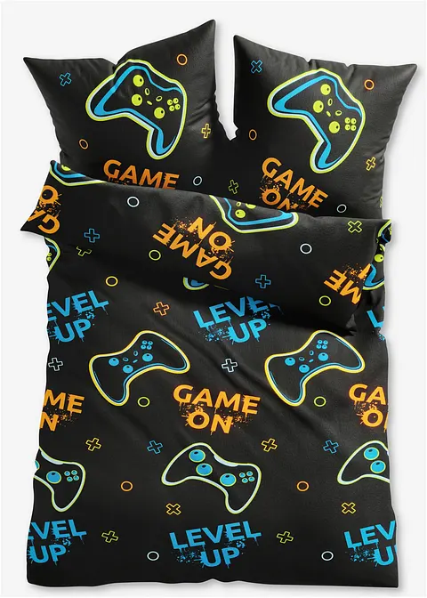 Bettwäsche mit Gamer Design in bunt - bonprix Bettwäsche mit Gamer Design in bunt - bonprix