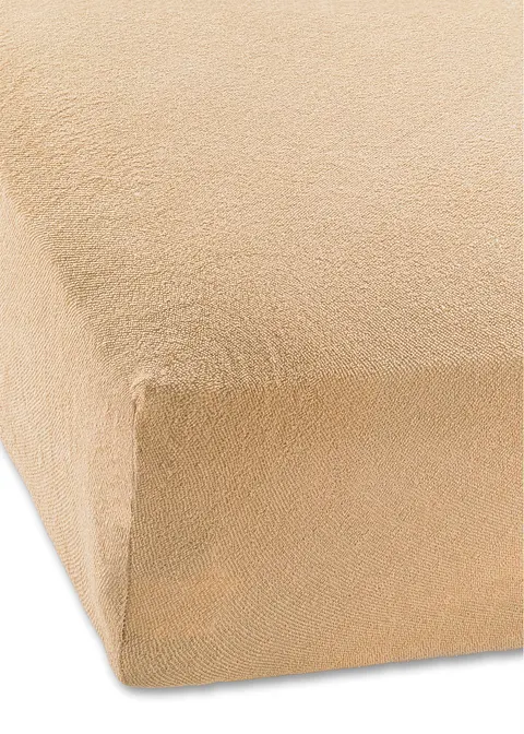 Frottee Spannbettlaken in braun - bonprix Frottee Spannbettlaken in braun - bonprix