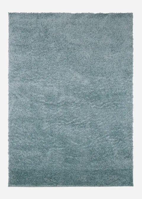 Hochflorteppich mit flauschiger Oberfläche in blau - bonprix Hochflorteppich mit flauschiger Oberfläche in blau - bonprix