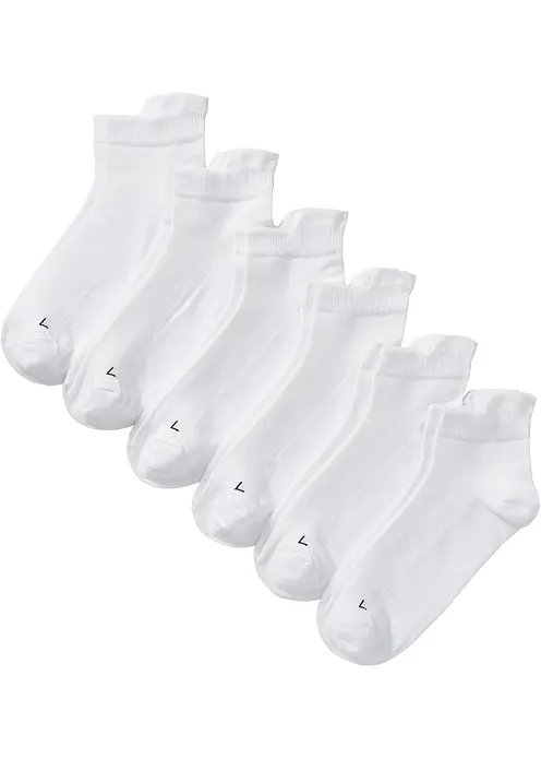 Sportsocken (6er Pack) COOLMAX® in weiß von vorne - bonprix Sportsocken (6er Pack) COOLMAX® in weiß von vorne - bonprix