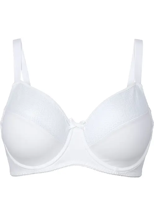 Minimizer-BH in weiß von vorne - bonprix Minimizer-BH in weiß von vorne - bonprix