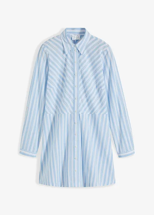 Longbluse in weiß von vorne - bonprix Longbluse in weiß von vorne - bonprix