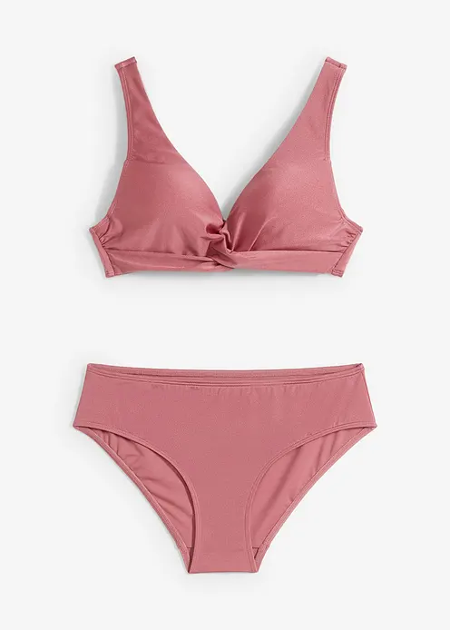 Push up Bikini (2-tlg.Set) in lila von vorne - bonprix Push up Bikini (2-tlg.Set) in lila von vorne - bonprix