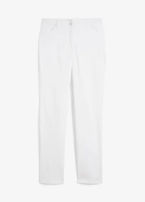 Stretchhose in weiß von vorne - bonprix Stretchhose in weiß von vorne - bonprix