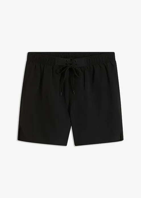 Badeshorts in schwarz von vorne - bonprix Badeshorts in schwarz von vorne - bonprix