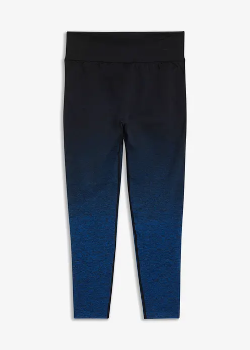 Seamless Leggings mit Farbverlauf, schnelltrocknend in blau von vorne - bonprix Seamless Leggings mit Farbverlauf, schnelltrocknend in blau von vorne - bonprix