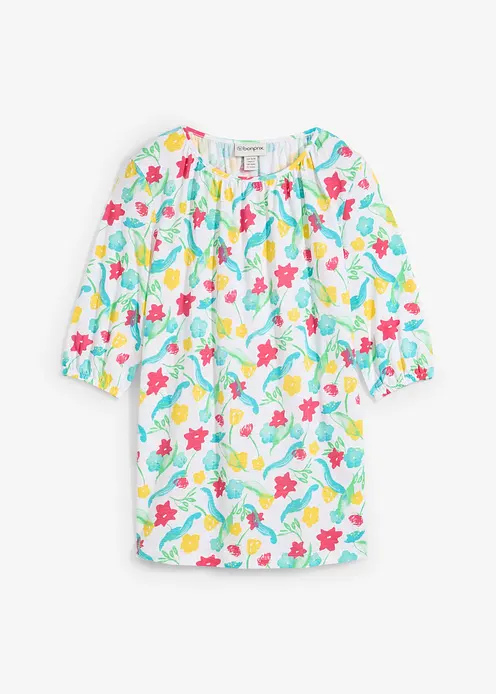 Shirt aus Bio-Baumwolle in weiß von vorne - bonprix Shirt aus Bio-Baumwolle in weiß von vorne - bonprix