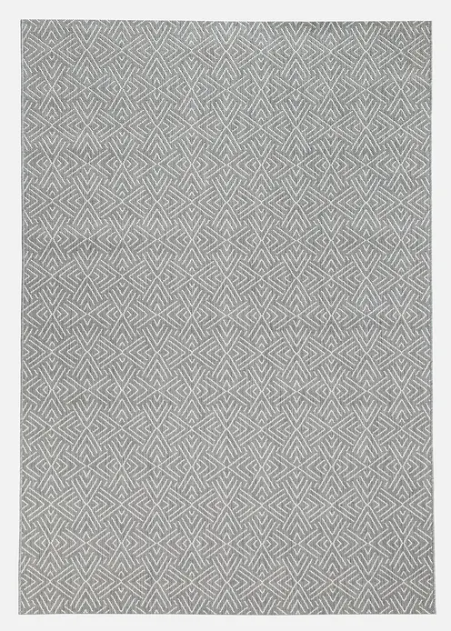 In- und Outdoor Teppich mit dezenter Struktur in silber - bonprix In- und Outdoor Teppich mit dezenter Struktur in silber - bonprix