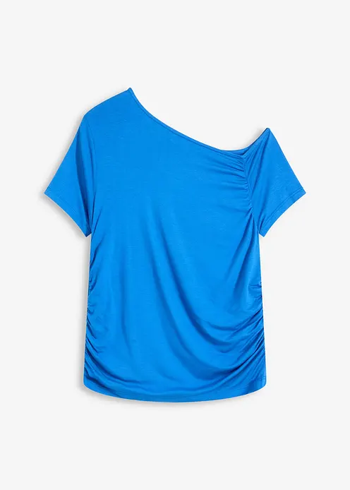 Asymmetrisches Shirt in blau von vorne - bonprix Asymmetrisches Shirt in blau von vorne - bonprix