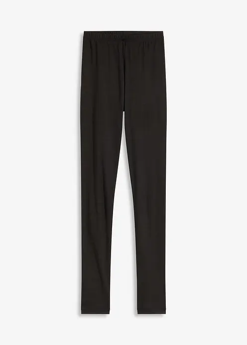weiche Leggings in schwarz von vorne - bonprix weiche Leggings in schwarz von vorne - bonprix
