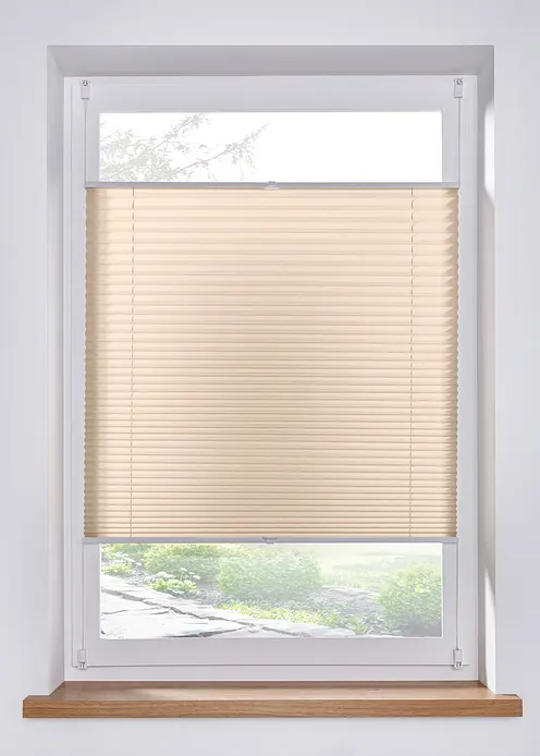 Plissee ohne Bohren in beige - bonprix Plissee ohne Bohren in beige - bonprix