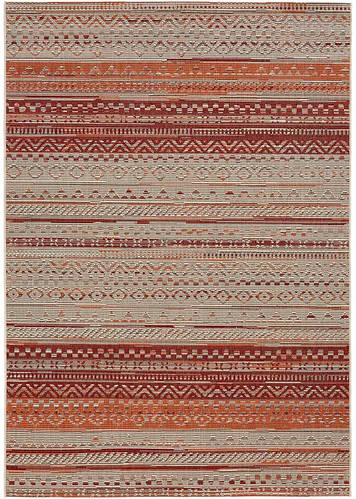 In- und Outdoor Teppich mit Streifen in orange - bpc living bonprix collection In- und Outdoor Teppich mit Streifen in orange - bpc living bonprix collection