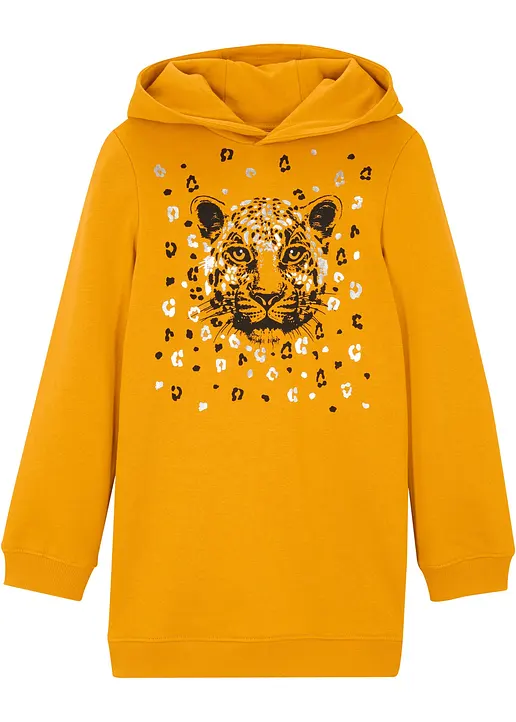 Hoodie aus reiner Bio-Baumwolle in orange von vorne - bonprix Hoodie aus reiner Bio-Baumwolle in orange von vorne - bonprix