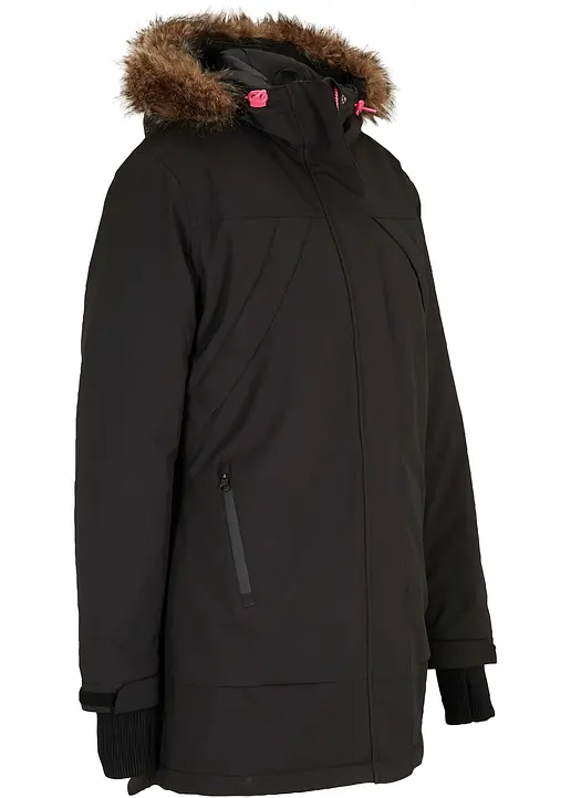 wasserdichte Funktions-Parka in schwarz von vorne - bonprix wasserdichte Funktions-Parka in schwarz von vorne - bonprix