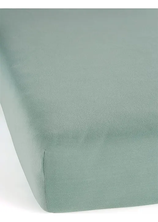 Jersey Spannbettlaken in grau - bonprix Jersey Spannbettlaken in grau - bonprix