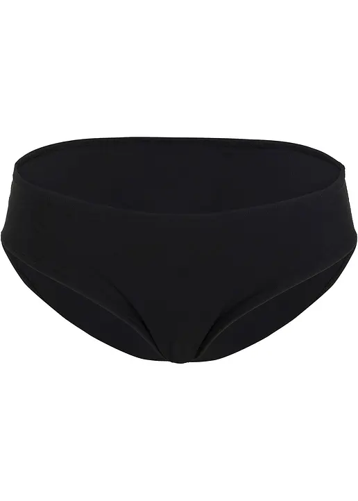 Shape Bikinihose leichte Formkraft in schwarz von vorne - bonprix Shape Bikinihose leichte Formkraft in schwarz von vorne - bonprix