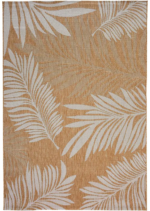 In-und Outdoor Teppich mit Blättern in braun - bpc living bonprix collection In-und Outdoor Teppich mit Blättern in braun - bpc living bonprix collection