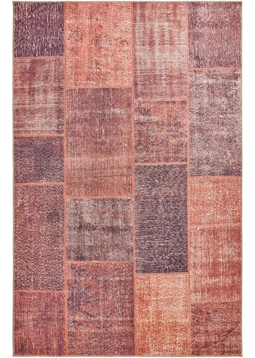 Teppich in Patchworkoptik in orange - bpc living bonprix collection Teppich in Patchworkoptik in orange - bpc living bonprix collection
