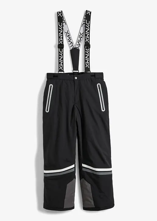 Regular Fit Funktions-Thermohose mit Schneefang, Straight in schwarz von vorne - bonprix Regular Fit Funktions-Thermohose mit Schneefang, Straight in schwarz von vorne - bonprix
