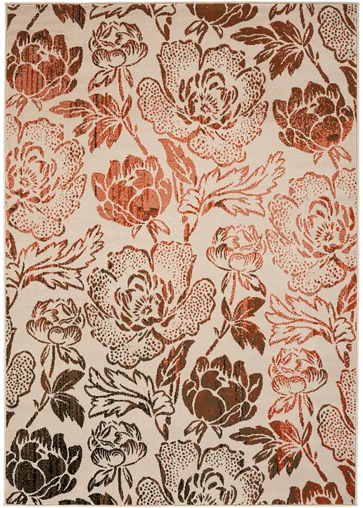Teppich mit floralem Design in beige - bpc living bonprix collection Teppich mit floralem Design in beige - bpc living bonprix collection