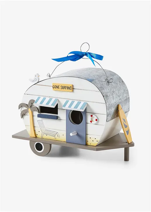 Vogelfutterhaus im Wohnwagen-Design in weiß - bonprix Vogelfutterhaus im Wohnwagen-Design in weiß - bonprix