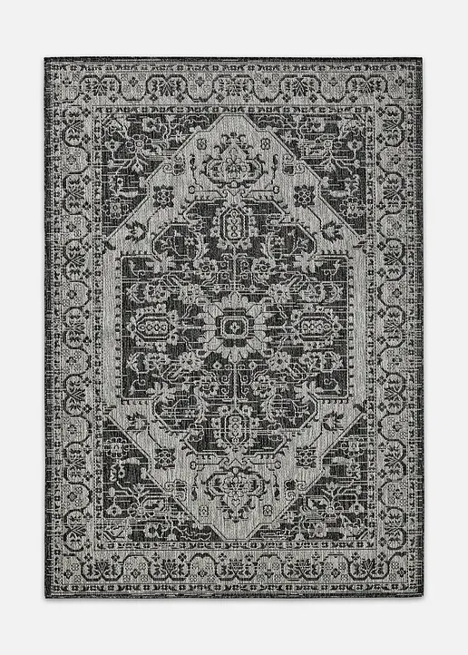 In- und Outdoor Teppich mit orientalischem Motiv in grau - bpc living bonprix collection In- und Outdoor Teppich mit orientalischem Motiv in grau - bpc living bonprix collection