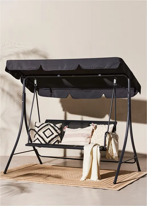 Hollywood-Schaukel in grau von vorne - bonprix Hollywood-Schaukel in grau von vorne - bonprix