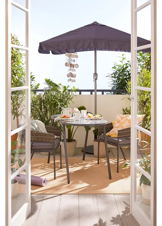 Gartenmöbel Set (3-tlg.Set) in grau - bpc living bonprix collection Gartenmöbel Set (3-tlg.Set) in grau - bpc living bonprix collection
