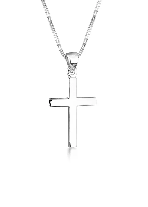 Elli Kette aus 925er Sterling Silber in silber von vorne - elli Elli Kette aus 925er Sterling Silber in silber von vorne - elli