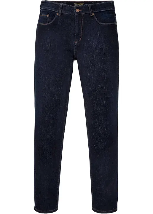 Regular Fit Multi-Stretch-Jeans m. Komfortbund Straight in blau von vorne - bonprix Regular Fit Multi-Stretch-Jeans m. Komfortbund Straight in blau von vorne - bonprix