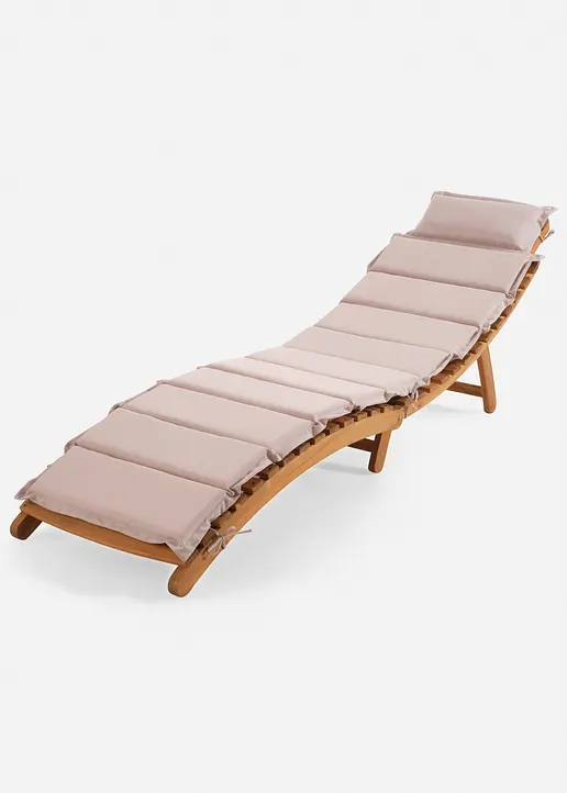 Gartenliege in beige von vorne - bonprix Gartenliege in beige von vorne - bonprix
