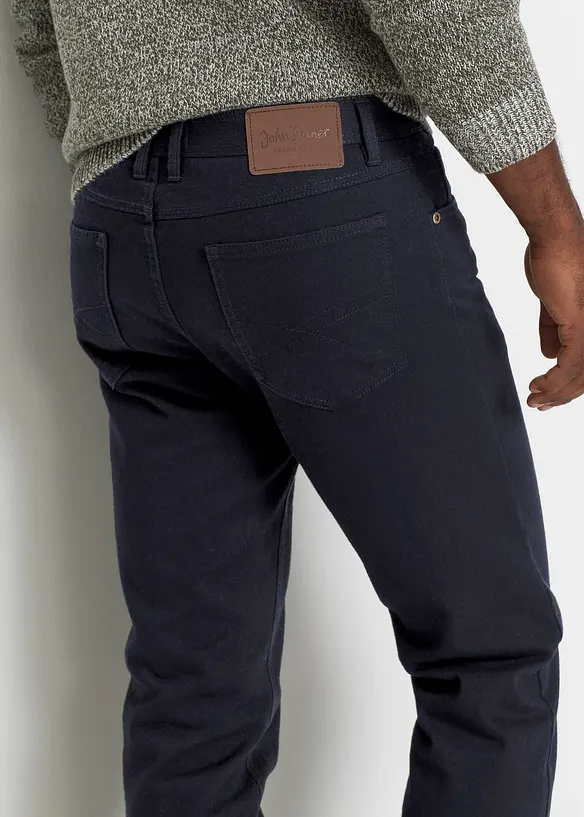 Thermo Classic Fit Jeans mit Flanellfutter, Straight in schwarz (Detailaufnahme) - bonprix Thermo Classic Fit Jeans mit Flanellfutter, Straight in schwarz (Detailaufnahme) - bonprix