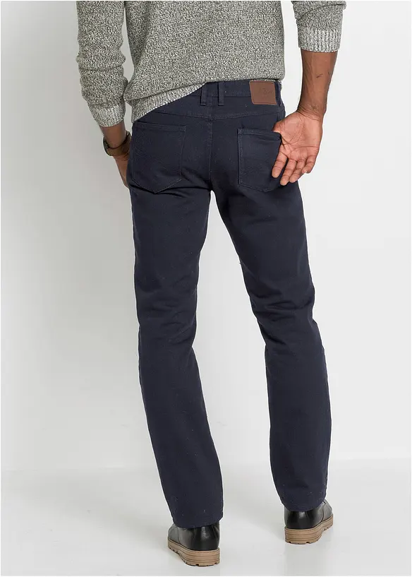 Thermo Classic Fit Jeans mit Flanellfutter, Straight in schwarz von hinten - bonprix Thermo Classic Fit Jeans mit Flanellfutter, Straight in schwarz von hinten - bonprix