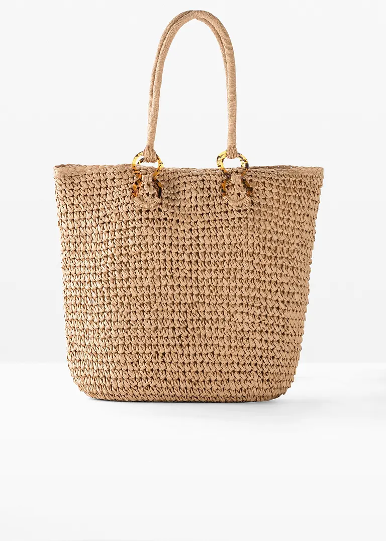 Strohshopper in beige - bonprix Strohshopper in beige - bonprix