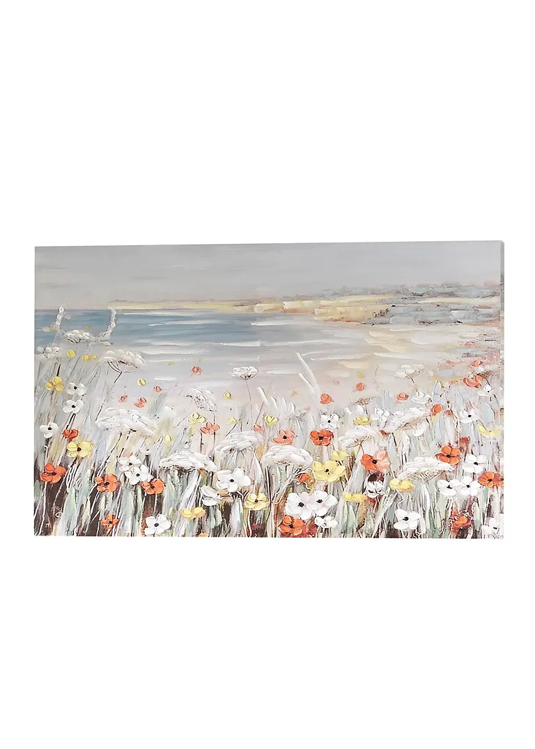 Bild mit Blumen und Meer in grau - bpc living bonprix collection Bild mit Blumen und Meer in grau - bpc living bonprix collection