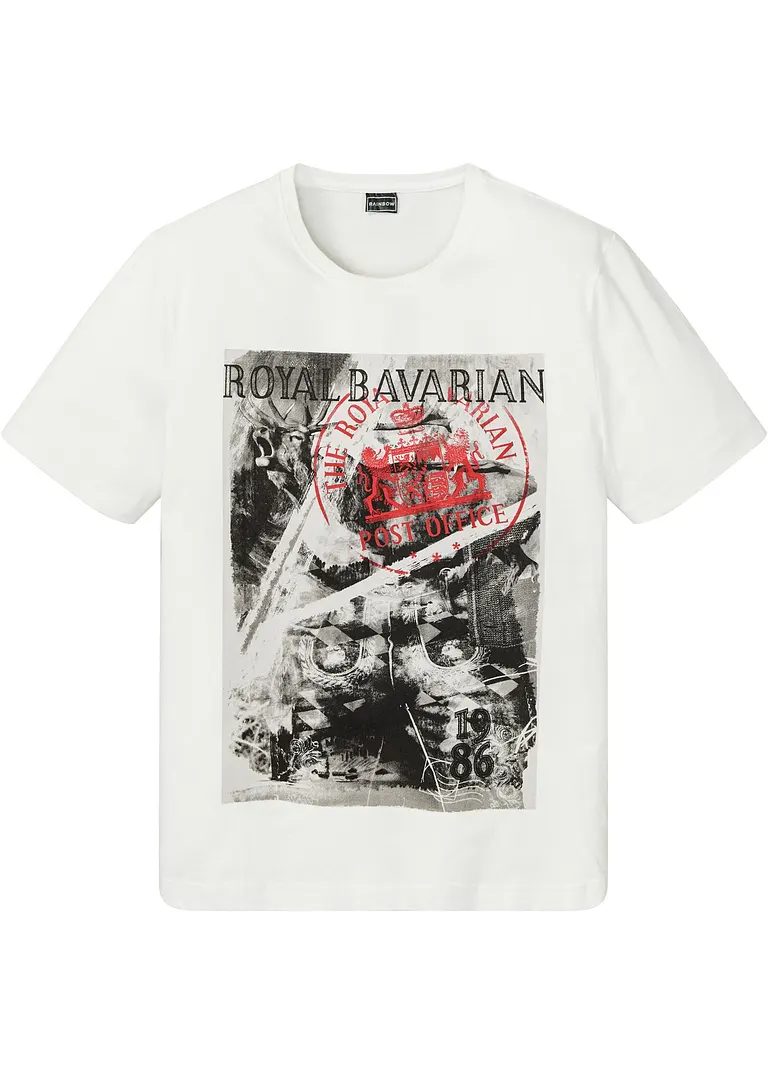 T-Shirt aus Bio Baumwolle in weiß von vorne - bonprix T-Shirt aus Bio Baumwolle in weiß von vorne - bonprix