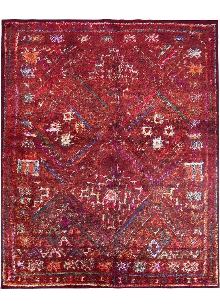 Waschbarer Teppich in moderner Orientoptik in rot - bpc living bonprix collection Waschbarer Teppich in moderner Orientoptik in rot - bpc living bonprix collection